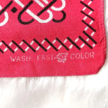 40년대 미국제 반다나 빈티지 타이거 FAST COLOR