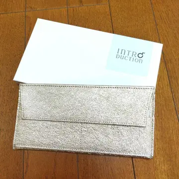 소개 골드 장지갑