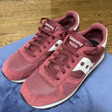 Saucony 스니커즈 쉐도우 크림슨/베이지 27.5cm 사용감 적음