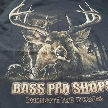 Bass Pro Shops 티셔츠 사슴 디자인