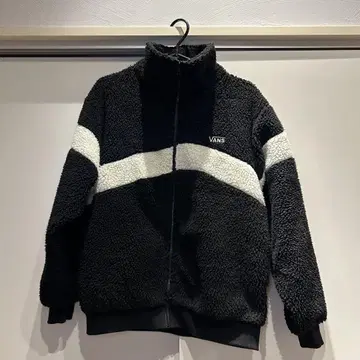 VANS 보아 재킷 S 블랙/화이트