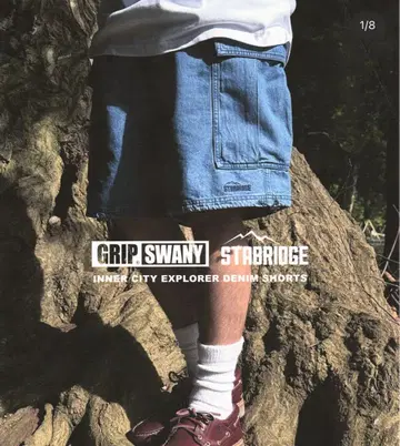 STABRIDGE GRIP SWANY 데님 SHORTS 데님 L