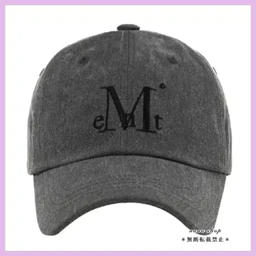 MUCENT 무센트 캡 Dyeing Gray Denim 모자 1개