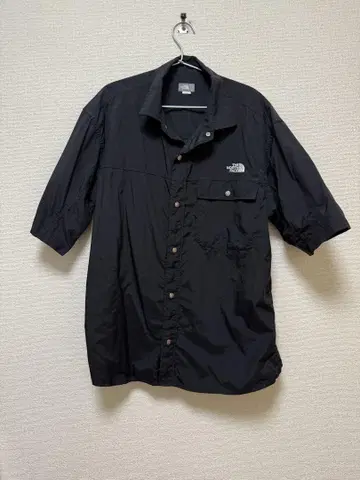 더 노스페이스 누프시 셔츠 반팔 블랙 NR22331 XL