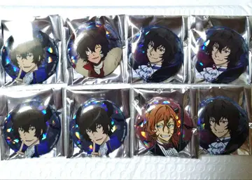 문호 스트레이 독스 8주년 기념 캔 배지 다자이 중야 홀로그램 캔 배지