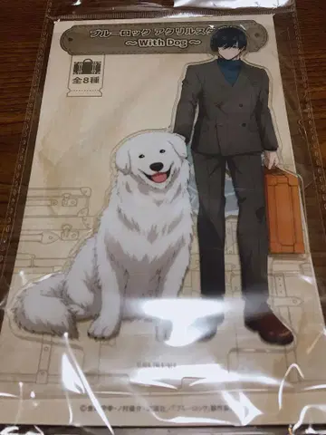 블루 록 아크릴 스탠드 이토시 린 with Dog