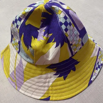 새상품급 EMILIO PUCCI 코튼 캔버스 버킷햇 21