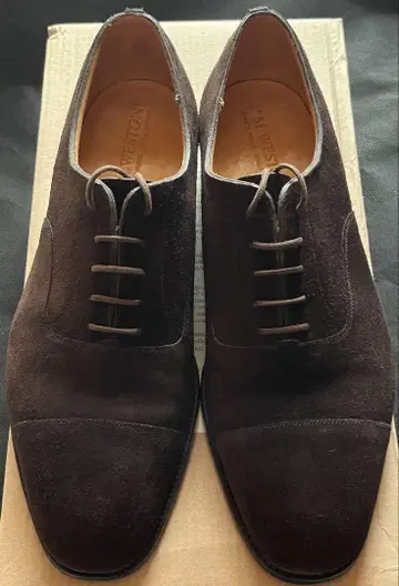 J.M.WESTON 300 캡 브라운 스웨이드 9/E