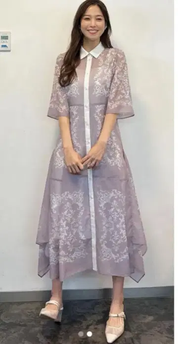 FURFUR  플로럴 스카프 원피스  하시모토 카나, 와시미 아나 착용