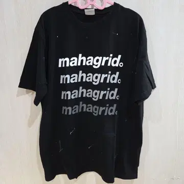 ALAND MAHAGRID 그라데 페인트 T셔츠 M 사이즈