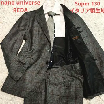 나노유니버스 레다 세트업 수트 Super130 울 체크