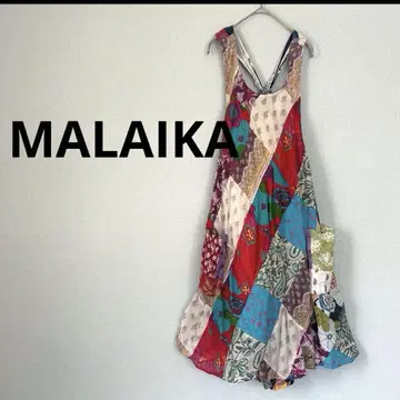MALAIKA 패치워크 노스 원피스