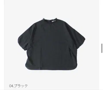 NARU 60 풂파리 론 반팔 블라우스