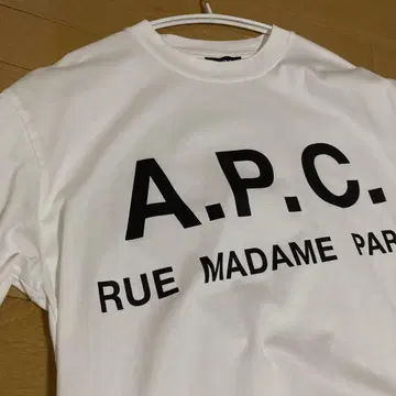 에디피스 특별 주문 A.P.C. 화이트 티셔츠 S 사이즈