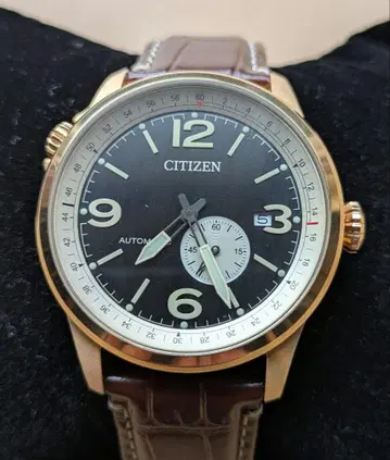 CITIZEN 오토매틱 손목시계 블랙