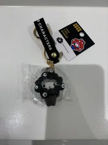 간사이 엑스포 산리오 검은색 먘먘 마이멜로디 키홀더