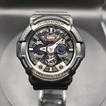 CASIO G-SHOCKGA200 블랙 아날로그 디지털 작동품