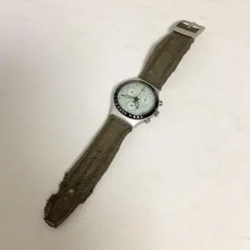 Swatch 크로노그래프 손목시계 카키