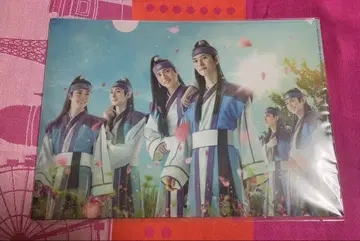 무대 화랑 파란 클리어 파일 2매 세트