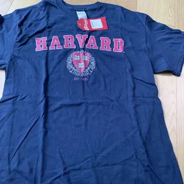 HARVARD 로고 티셔츠 네이비