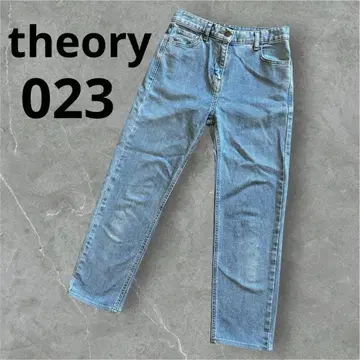 theory 데님 23 스트레이트 데님