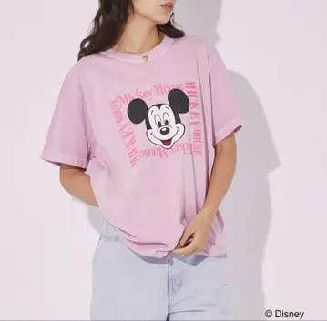 GOOD ROCK SPEED Mickey Mouse 프린트 T셔츠