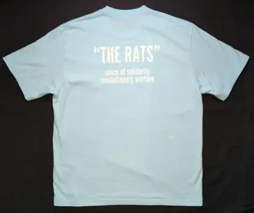 RATS POCKET Tee L BLUE Lsize 미사용 택 포함 랏츠