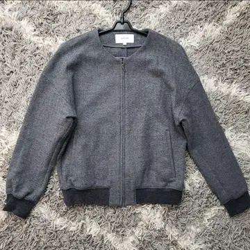 UNTITLED 노카라 블루종 자켓