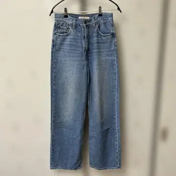 LEVI'S 블루 와이드 레그 데님