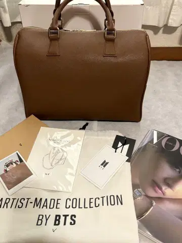 BTS V 아티스트 메이드 MUTE 보스턴 백 & VOGUE KOR