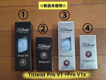 [미사용 새상품] Titleist Pro V1 +Pro V1x / 4세트