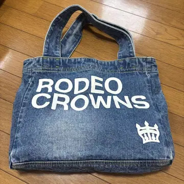 로데오크라운 RCWB 데님 백 토트백