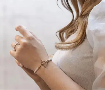 램 가죽 캐주얼 팔찌