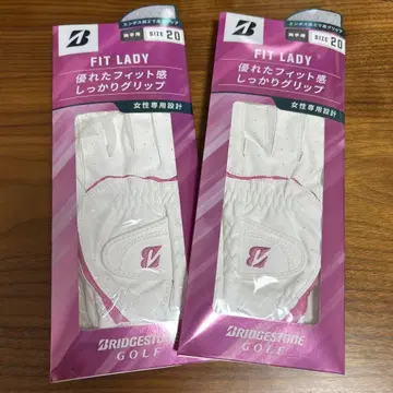 브리지스톤 여성용 골프 장갑 사이즈 20 새 제품 2개 세트