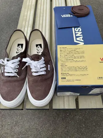 오늘 가격 인하 VANS 오리지널 스웨이드 스니커즈 브라운 28.0