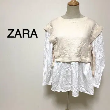 ZARA 베이지 컬러 긴팔 튜닉