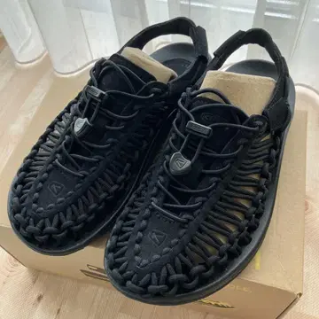 [KEEN] 샌들 UNEEK 유니크 여성용 블랙 23cm