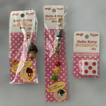 Hello Kitty 키노코노야마 마블초코 주사위 3세트