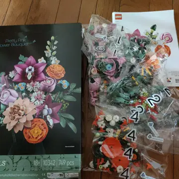레고 LEGO 핑크 꽃다발 레고 보타니컬 컬렉션 10342 꽃다발