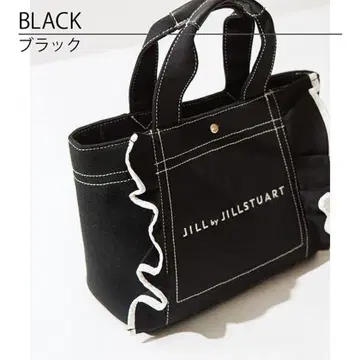 JILL by JILLSTUART 프릴 토트백 소형 블랙