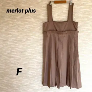 멜로플러스 merlot plus 플리츠 원피스 [ F ] 0643