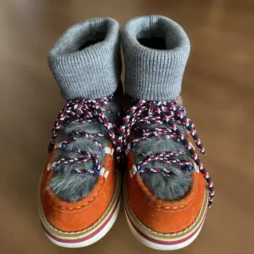 mercibeaucoup 메르시보쿠 신발 24.5cm 오렌지 x 그레이
