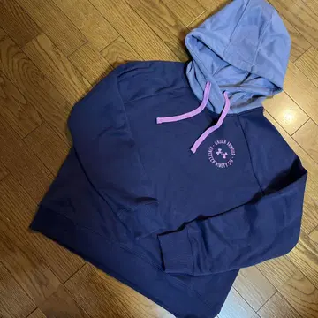 UNDER ARMOUR 후드 부착 후드티 네이비