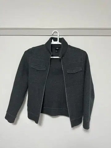 다크 그레이 집업 자켓