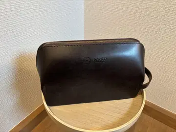 GANZO BRIDLE 브라이들 클러치백 다크 브라운