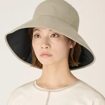 산바리아 100 자연 모자 모카 모자