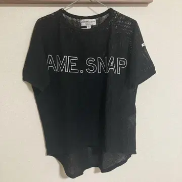 Americana 아메리카나 메쉬 로고 티셔츠