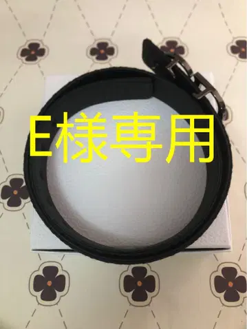 가죽 벨트 블랙 EUR90 전체 길이 105cm (E)
