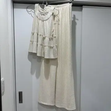 티어드 톱과 와이드 팬츠 세트업 [ac2560]