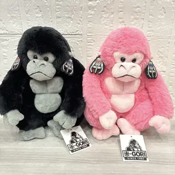 요네고리군 봉제 인형 블랙 핑크 세트